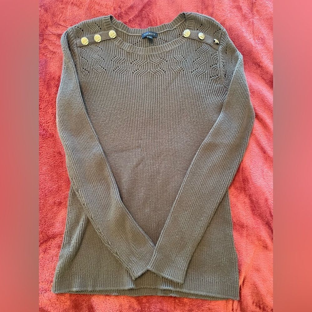 Talbots Women’s Green Blouse Size XS